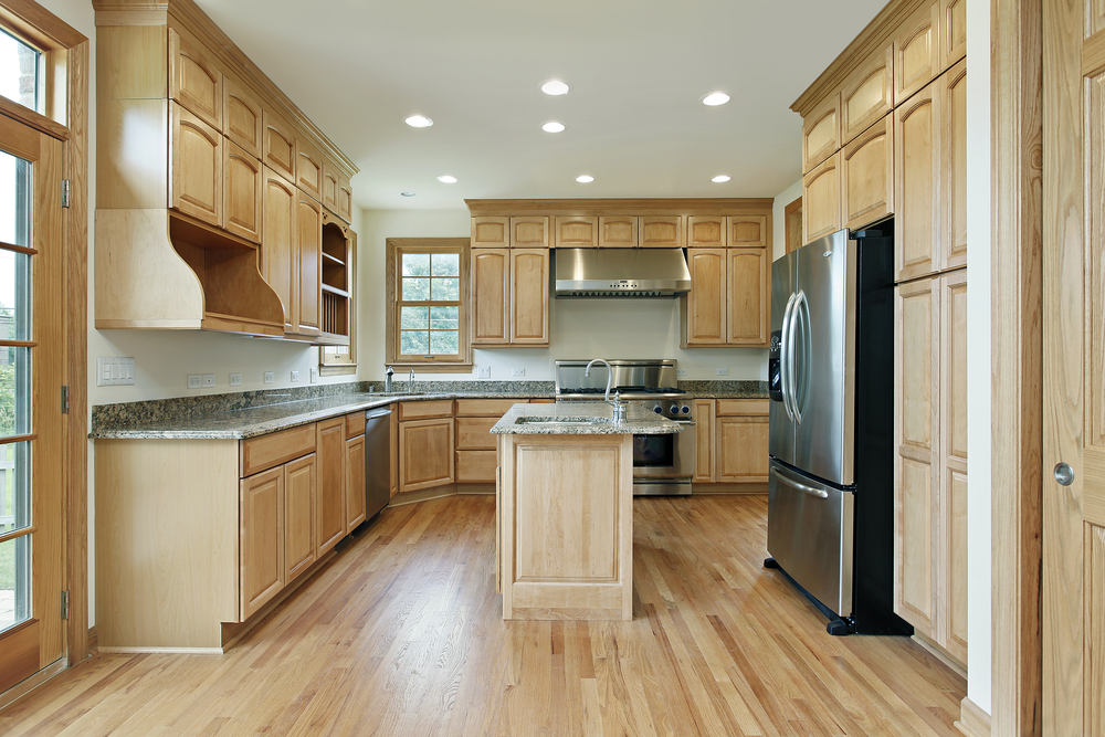 Site-finished Solid Oak hardwood floor