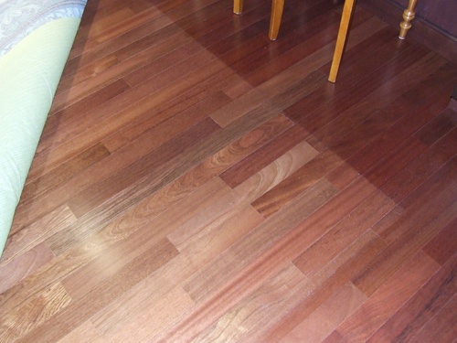 American Cherry Hardwood Flooring Darkens with UV Exposure