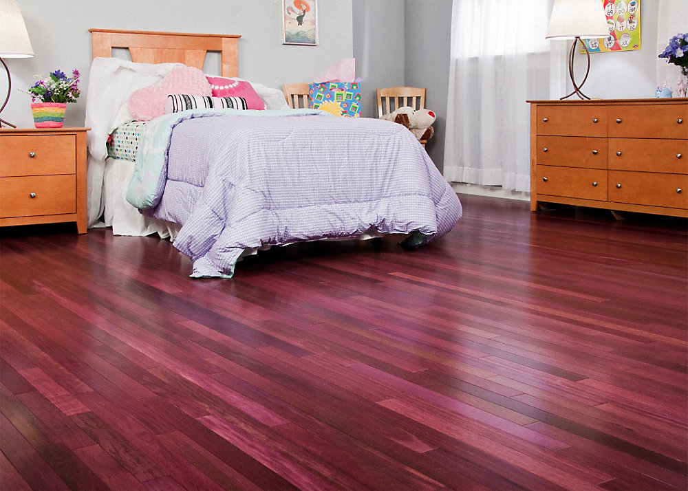 Purpleheart Hardwood Flooring