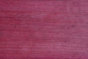 Purpleheart wood grain up close