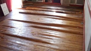 Buckled Hardwood Flooring