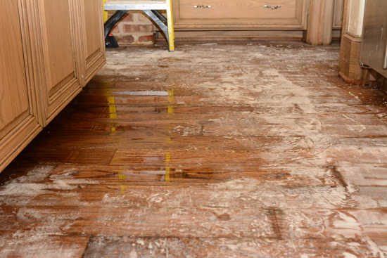 Water-Pipe Burst in Kitchen